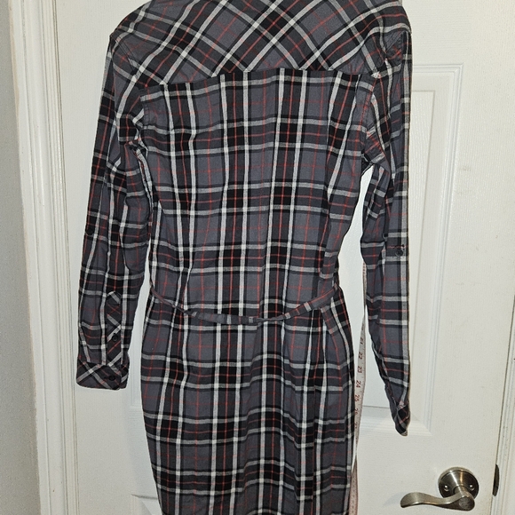 BC clothing oversized flannel top, cottage, western, Y2K, farmgirl, 90s, gingham - Picture 5 of 9